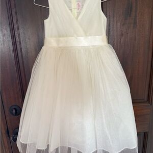 Cinderella Ivory Satin & Tulle Formal Dress